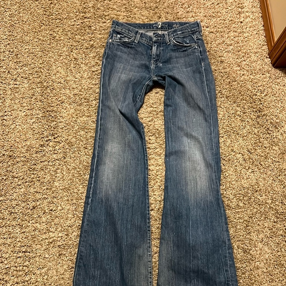7 For All mankind jeans dojo flare 25